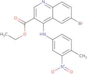 Ethyl 6-bromo-4-((4-methyl-3-nitrophenyl)amino)quinoline-3-carboxylate