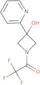 2,2,2-Trifluoro-1-(3-hydroxy-3-(pyridin-2-yl)azetidin-1-yl)ethanone