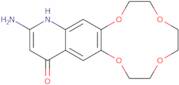 13-amino-2,3,5,6,8,9-hexahydro-[1,4,7,10]tetraoxacyclododecino[2,3-g]quinolin-15-ol