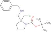 tert-Butyl 2-((benzylamino)methyl)-2-(chloromethyl)pyrrolidine-1-carboxylate