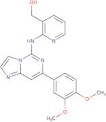 (2-((7-(3,4-dimethoxyphenyl)imidazo[1,2-c]pyrimidin-5-yl)amino)pyridin-3-yl)methanol