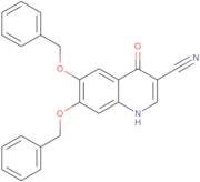 6,7-Bis(benzyloxy)-4-oxo-1,4-dihydroquinoline-3-carbonitrile