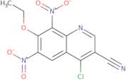 4-chloro-7-ethoxy-6,8-dinitroquinoline-3-carbonitrile