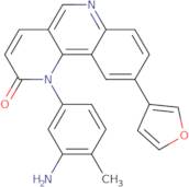 1-(3-Amino-4-methylphenyl)-9-(furan-3-yl)benzo[H][1,6]naphthyridin-2(1H)-one