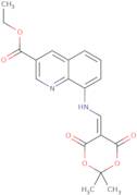 ethyl 8-((2,2-dimethyl-4,6-dioxo-1,3-dioxan-5-ylidene)methylamino)quinoline-3-carboxylate