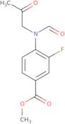 Methyl 3-fluoro-4-(N-(2-oxopropyl)formamido)benzoate