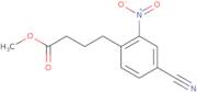 Methyl 4-(4-cyano-2-nitrophenyl)butanoate