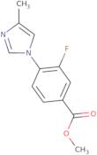 Methyl 3-fluoro-4-(4-methyl-1H-imidazol-1-yl)benzoate