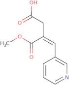 3-(Methyl carboxy)-4-(pyridin-3-yl)but-3-enoic acid