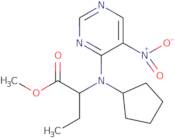 (R)-Methyl 2-(cyclopentyl(5-nitropyrimidin-4-yl)amino)butanoate