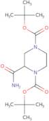 (R)-Di-tert-butyl 2-carbamoylpiperazine-1,4-dicarboxylate