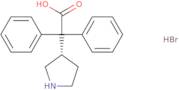 (S)-2,2-diphenyl-2-(pyrrolidin-3-yl)acetic acid (hydrobromide)