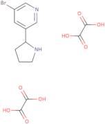 (S)-3-bromo-5-(pyrrolidin-2-yl)pyridine dioxalate