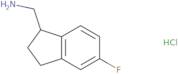 (5-Fluoro-2,3-dihydro-1H-inden-1-yl)methanamine hydrochloride