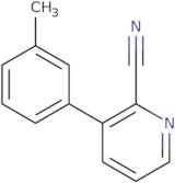 3-(3-Methylphenyl)pyridine-2-carbonitrile