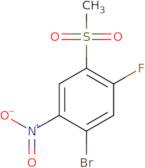 1-Bromo-5-fluoro-4-methanesulfonyl-2-nitrobenzene