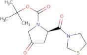 (2R)-4-Oxo-2-(3-thiazolidinylcarbonyl)-1-pyrrolidinecarboxylic Acid 1,1-Dimethylethyl Ester