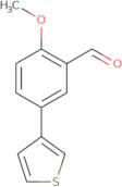 2-Methoxy-5-(thien-3-yl)benzaldehyde