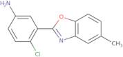 4-Chloro-3-(5-methyl-1,3-benzoxazol-2-yl)aniline