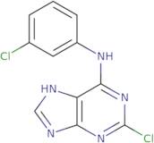 2-chloro-N-(3-chlorophenyl)-9H-purin-6-amine