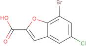 7-Bromo-5-chloro-1-benzofuran-2-carboxylic acid