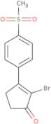 2-Bromo-3-(4-methanesulfonylphenyl)cyclopent-2-en-1-one