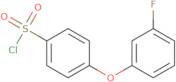 4-(3-Fluorophenoxy)benzene-1-sulfonyl chloride