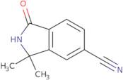 3,3-Dimethyl-1-oxoisoindoline-5-carbonitrile