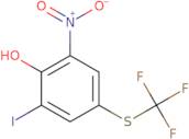 2-Iodo-6-nitro-4-[(trifluoromethyl)thio]phenol