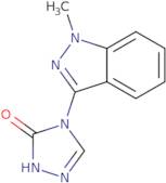 4-(1-Methyl-1H-indazol-3-yl)-2,4-dihydro-3H-1,2,4-triazol-3-one