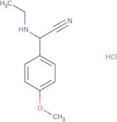 2-(Ethylamino)-2-(4-methoxyphenyl)acetonitrile hydrochloride