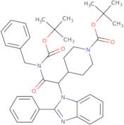 tert-Butyl 4-(2-(benzyl(tert-butoxycarbonyl)amino)-2-oxo-1-(2-phenyl-1H-benzo[d]imidazol-1-yl)ethyl)piperidine-1-carboxylate