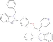 1-benzyl-2-(4-(2-(2-phenyl-1H-benzo[d]imidazol-1-yl)-2-(piperidin-4-yl)ethoxy)phenyl)-1H-benzo[d]i…