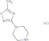 1-(5-Methyl-1,2,4-oxadiazol-3-yl)piperazine hydrochloride