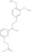 (R)-2-(3-(3-(3,4-dimethoxyphenyl)-1-hydroxypropyl)phenoxy)acetic acid