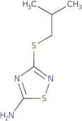 3-Isobutylsulfanyl-[1,2,4]thiadiazol-5-ylamine