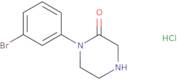 1-(3-bromophenyl)piperazin-2-one hcl
