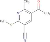 5-Acetyl-6-methyl-2-(methylsulfanyl)nicotinonitrile