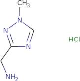 (1-Methyl-1H-1,2,4-triazol-3-yl)methanamine HCl