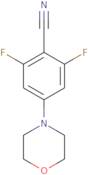 2,6-Difluoro-4-(morpholin-4-yl)benzonitrile