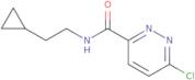 6-Chloro-N-(2-cyclopropylethyl)pyridazine-3-carboxamide