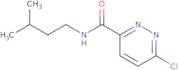 6-Chloro-N-isopentylpyridazine-3-carboxamide