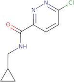 6-Chloro-N-(cyclopropylmethyl)pyridazine-3-carboxamide