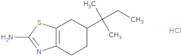 6-(2-Methylbutan-2-yl)-4,5,6,7-tetrahydro-1,3-benzothiazol-2-amine hydrochloride