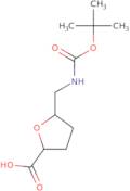 5-[(tert-Butoxycarbonylamino)methyl]tetrahydrofuran-2-carboxylic acid