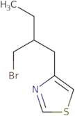 4-[2-(Bromomethyl)butyl]-1,3-thiazole