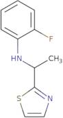 2-Fluoro-N-[1-(1,3-thiazol-2-yl)ethyl]aniline