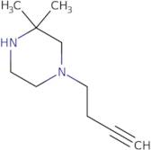 1-(But-3-yn-1-yl)-3,3-dimethylpiperazine