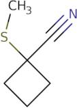 1-(Methylsulfanyl)cyclobutane-1-carbonitrile