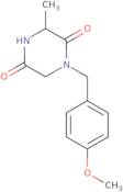 1-[(4-Methoxyphenyl)Methyl]-3-Methylpiperazine-2,5-Dione